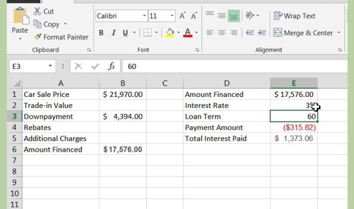 Compare auto loans worksheet answers