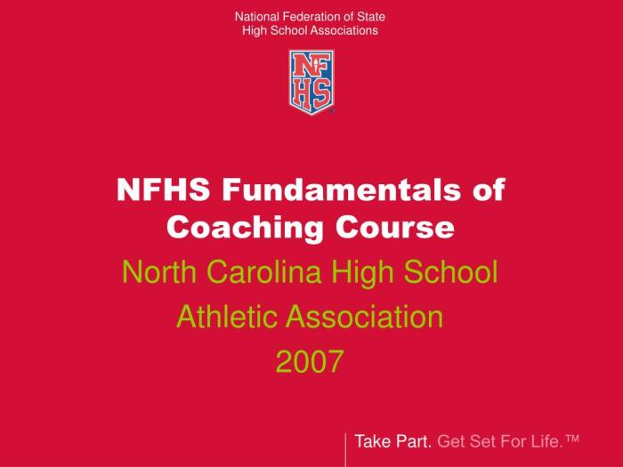 Nfhs fundamentals of coaching unit 2 answers